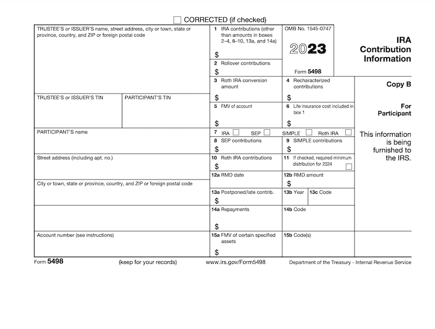 Form 5498 - What is it and Does it Affect My Individual Income Tax ...